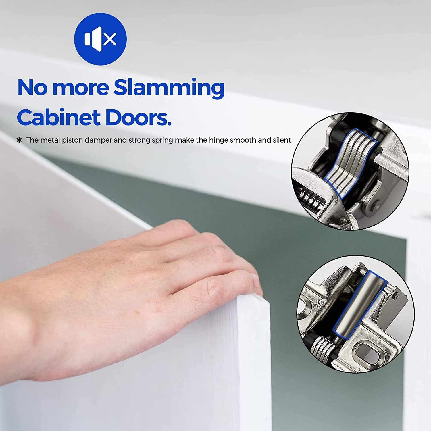 5/8 Inch Overlay Short Arm Cabinet Hinges Hidden Cupboard Door Cabinet Hinges With Restrictor Clip