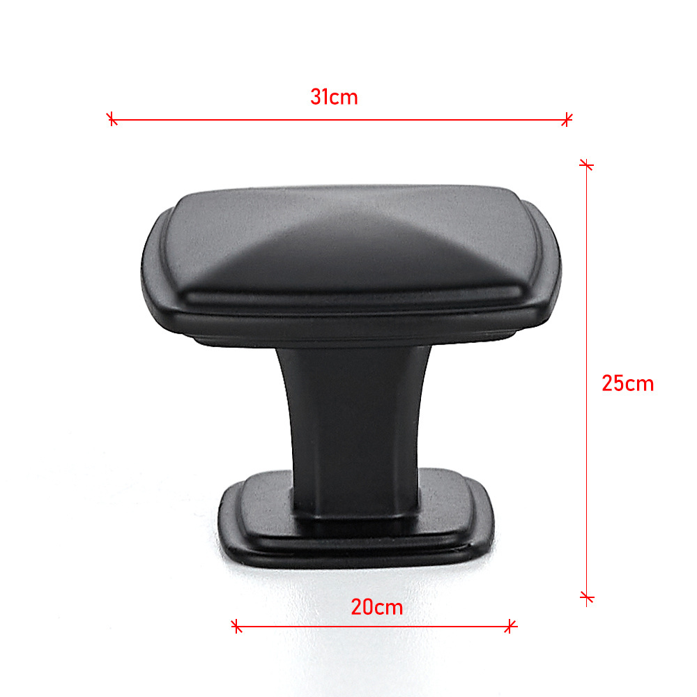 Modern Dresser Wardrobe Handles Drawer Cabinet Handle Black Cup Pull Door Handle Cabinets drawer knob For Kitchen