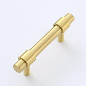 New Design Hardware Furniture Brass Cupboard Gold Handle Antique Drop Handle Drawer Pull Knobs