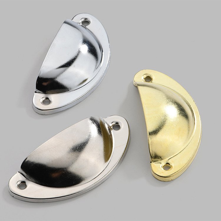 Wholesale Half Round Moon Cabinet Door Handle Shell Shape Hardw Drawer Pulls Handles And Knobs