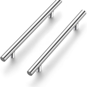 76mm 128mm kitchen Cabinet Handles Cabinet Pulls T bar handles Brushed Nickel Stainless Steel Kitchen Drawer Pulls