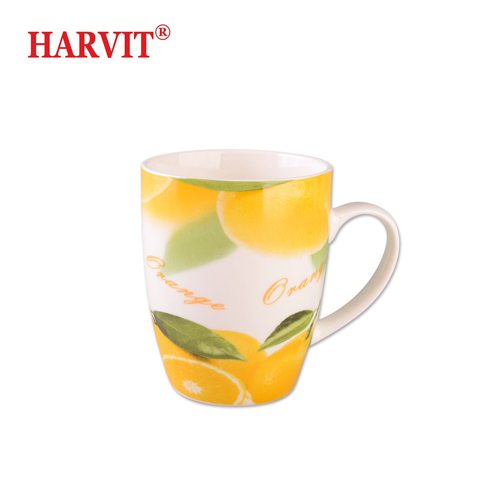 Customized Printed fine bone china mug