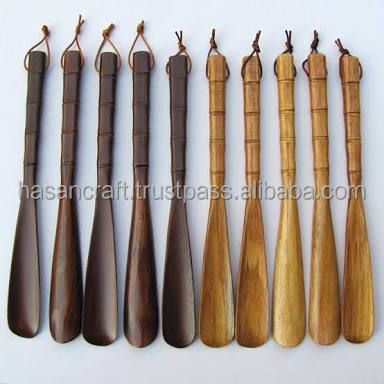 wooden handle shoe horn