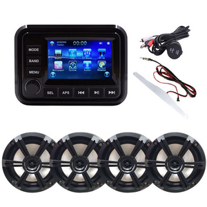 Hot-selling combination marine audio set, H-303A MP5 player with 2 pairs of 6.5-inch full-tone speakers