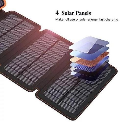 Portable Solar Charger Panel Powerbank 30000Mah Waterproof Solar Power Bank Dual Usb