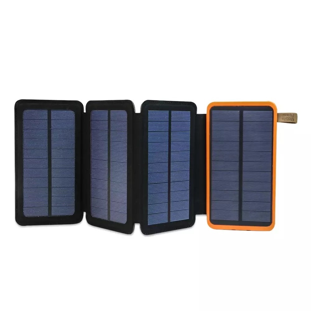 Portable Solar Charger Panel Powerbank 30000Mah Waterproof Solar Power Bank Dual Usb