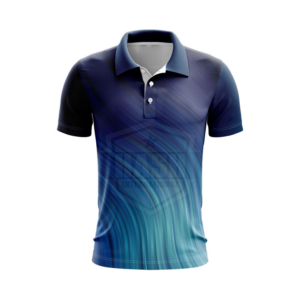 Durable Design Plain sublimated polo T-Shirt Unique Style sublimated polo T Shirt In Different Colors Breathable