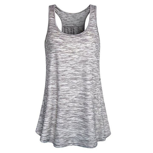 100% Cotton Women Tank Top  Casual Plain Ribbed Racer Vest Top For Women