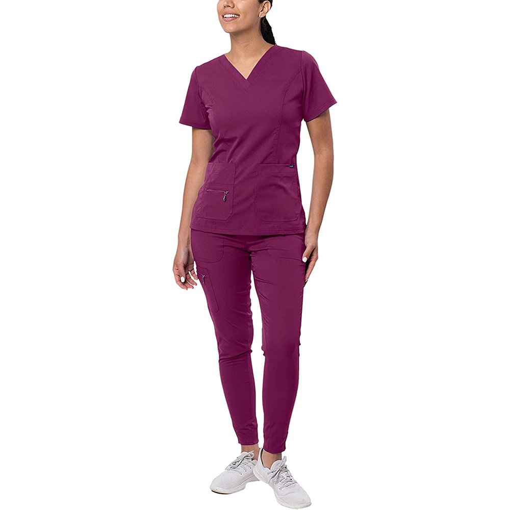 Pharmacy Medical Scrubs Uniforms Wholesale Hospital Jogger Scrub Sets Fashionable Custom Scrub Suits For Doctors And Nurses