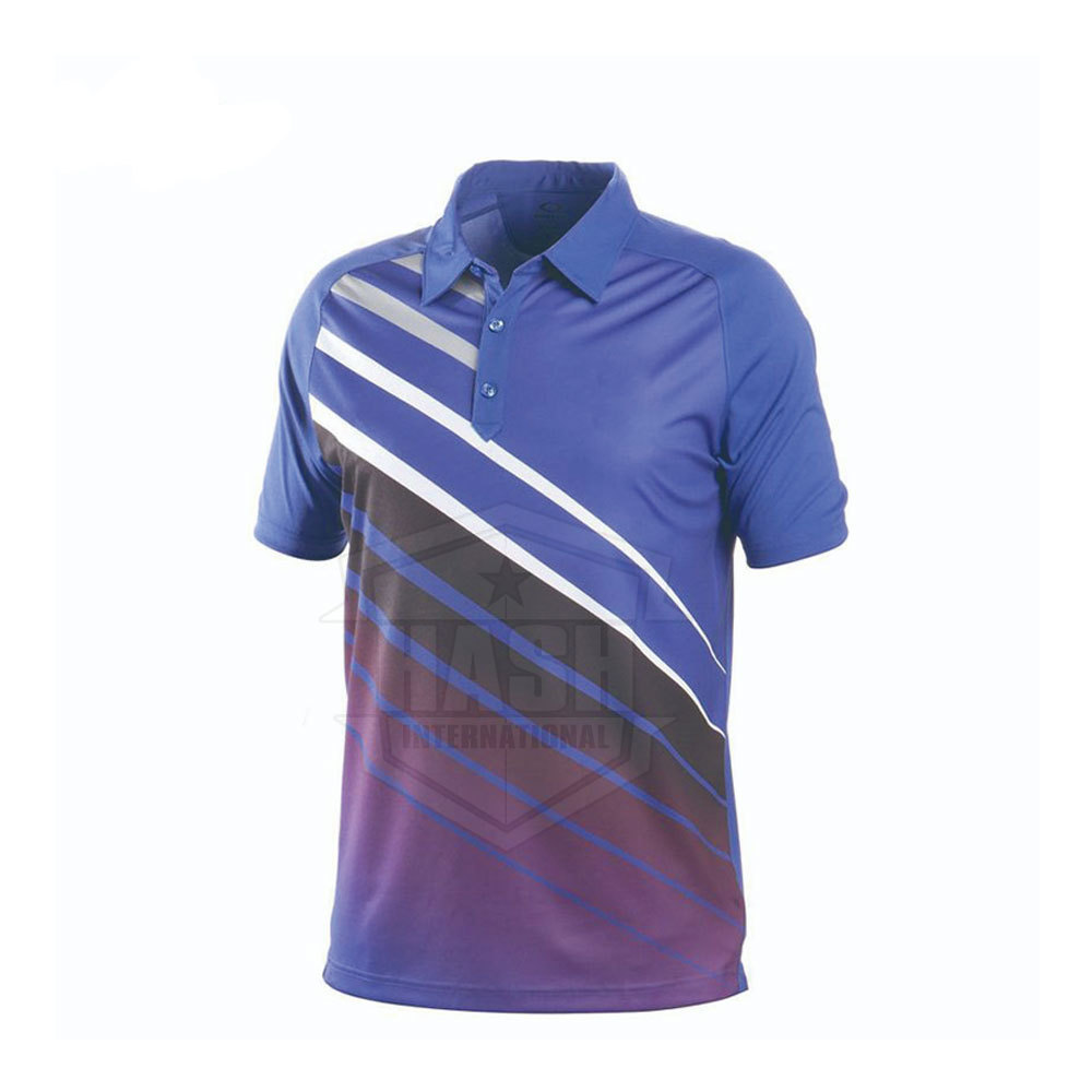 Durable Design Plain sublimated polo T-Shirt Unique Style sublimated polo T Shirt In Different Colors Breathable