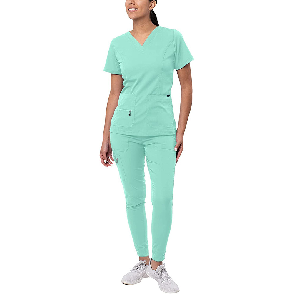 Pharmacy Medical Scrubs Uniforms Wholesale Hospital Jogger Scrub Sets Fashionable Custom Scrub Suits For Doctors And Nurses