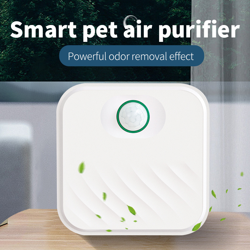 4000mAh Professional Electric Pet Odor Air Freshener Odor Remover Rechargeable Air Purifier for Cats Pet Odor Eliminator