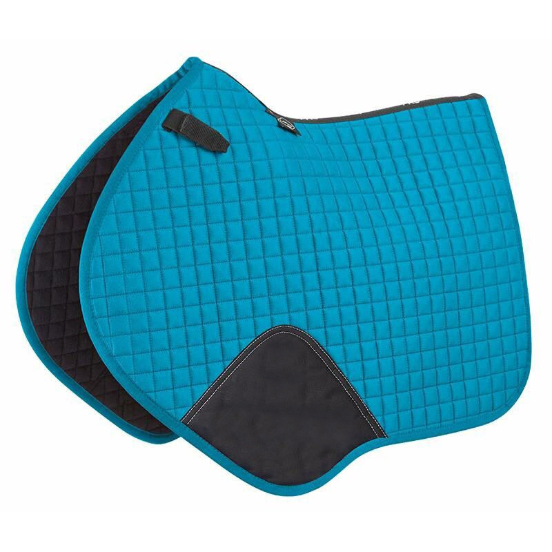 New latest cotton satin diamond quilt saddle pad all purpose cut for horse riding equestrian pads