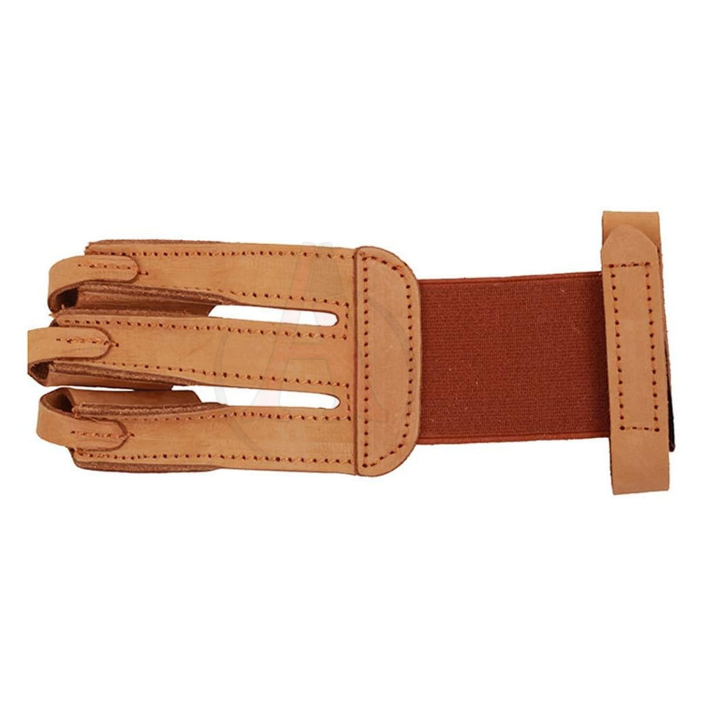 Factory Direct Supply Archery Gloves Bow And Arrow 3 Finger Protector Leather Shooting Gloves