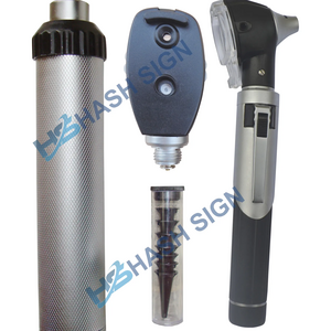 ENT Otoscope Mini Ophthalmoscope Diagnostic Set / Fiber Optic Mini Otoscope Opthalmoscope Combo Set  /Throat Surgical Set