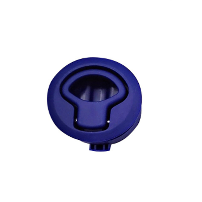 Nylon durable car yacht lock Recessed electric cabinet plastic pull ring Round plastic lock