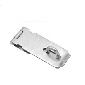 Stainless Steel Padlock Clasp Gate Hasp Staple Easy Install Door Lock Shed Latch Household Burglar-proof Hardware