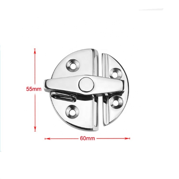 Marine Grade Stainless Steel 316 Boat Door Cabinet Hatch Round Turn Button Twist Catch Latch Marine Hardware Accessories