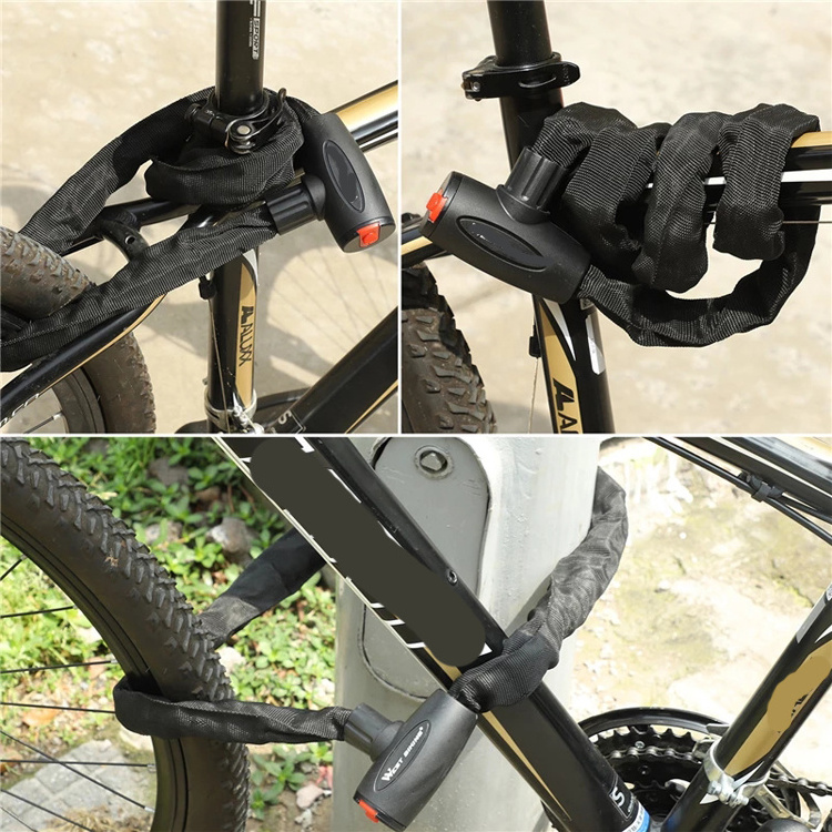 motorcycle MTB Road Safety Anti-theft Chain Lock Outdoor Cycling Bicycle Accessories Bike  Lock