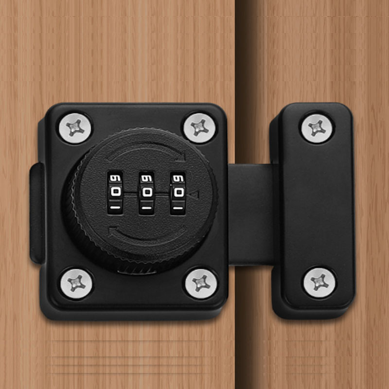 Password Drawer combination lock latch Interior cabinet door Cabinet combination drawer push-pull double opening wardrobe lock