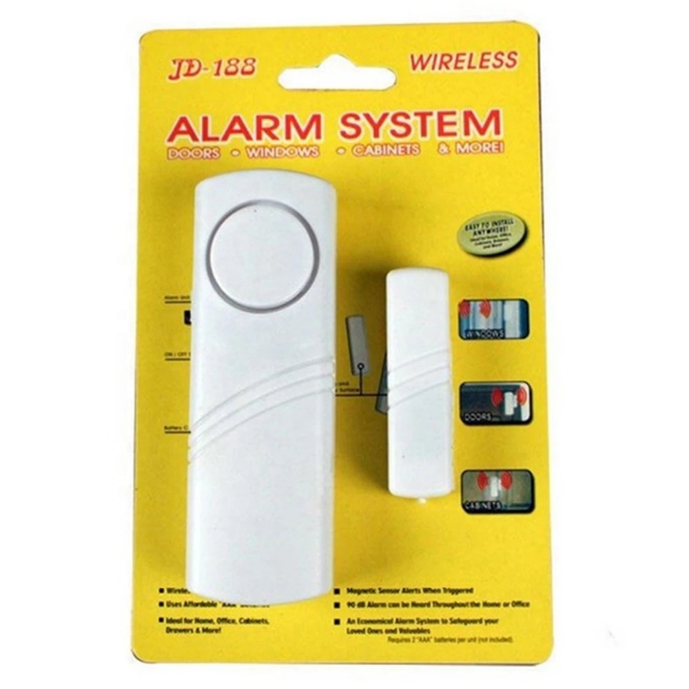 WholesaleDoor Window Wireless Burglar Alarm With Magnetic Sensor Window Door Entry Anti Thief Home Alarm System Security Device