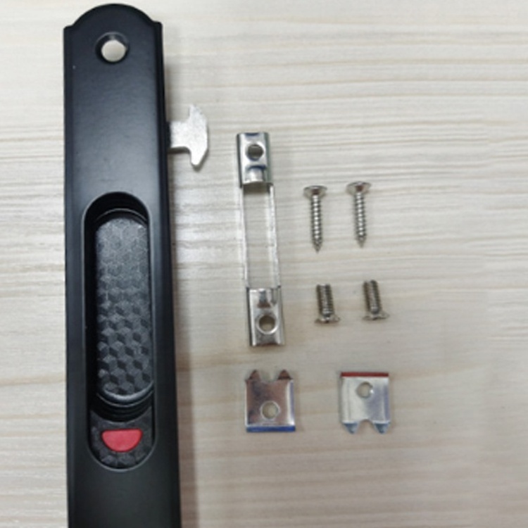 Balcony sliding glass sliding door translation floor-to-ceiling window buckle invisible hook lock glass door and window lock