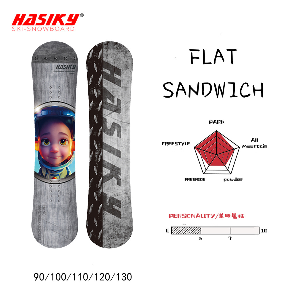 Hasiky New Designed Junior Kid's All Mountain Snowboards Winter Sports Snow Boards For Child