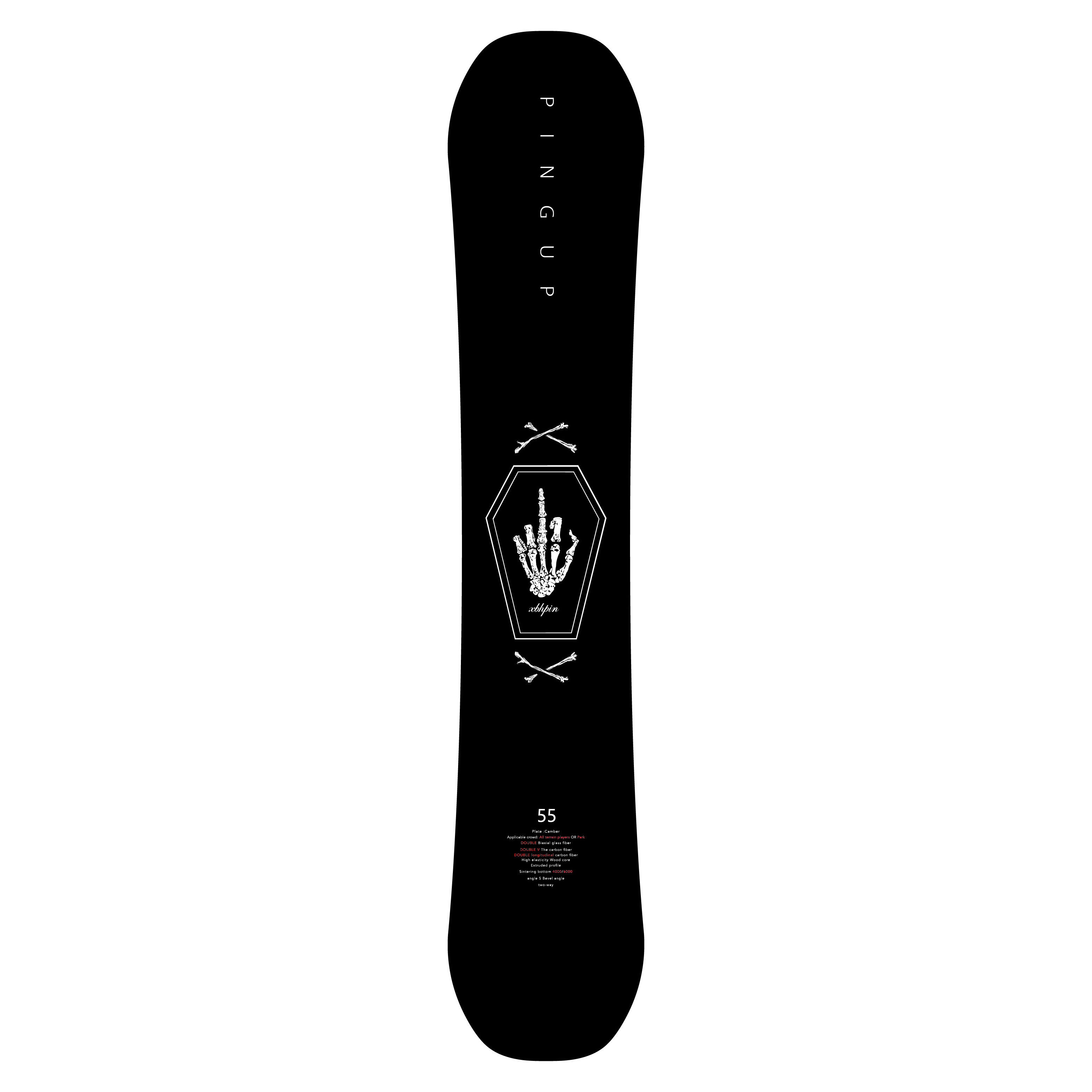 Adult all mountain  blank snowboard cheap snowboard manufacture in China