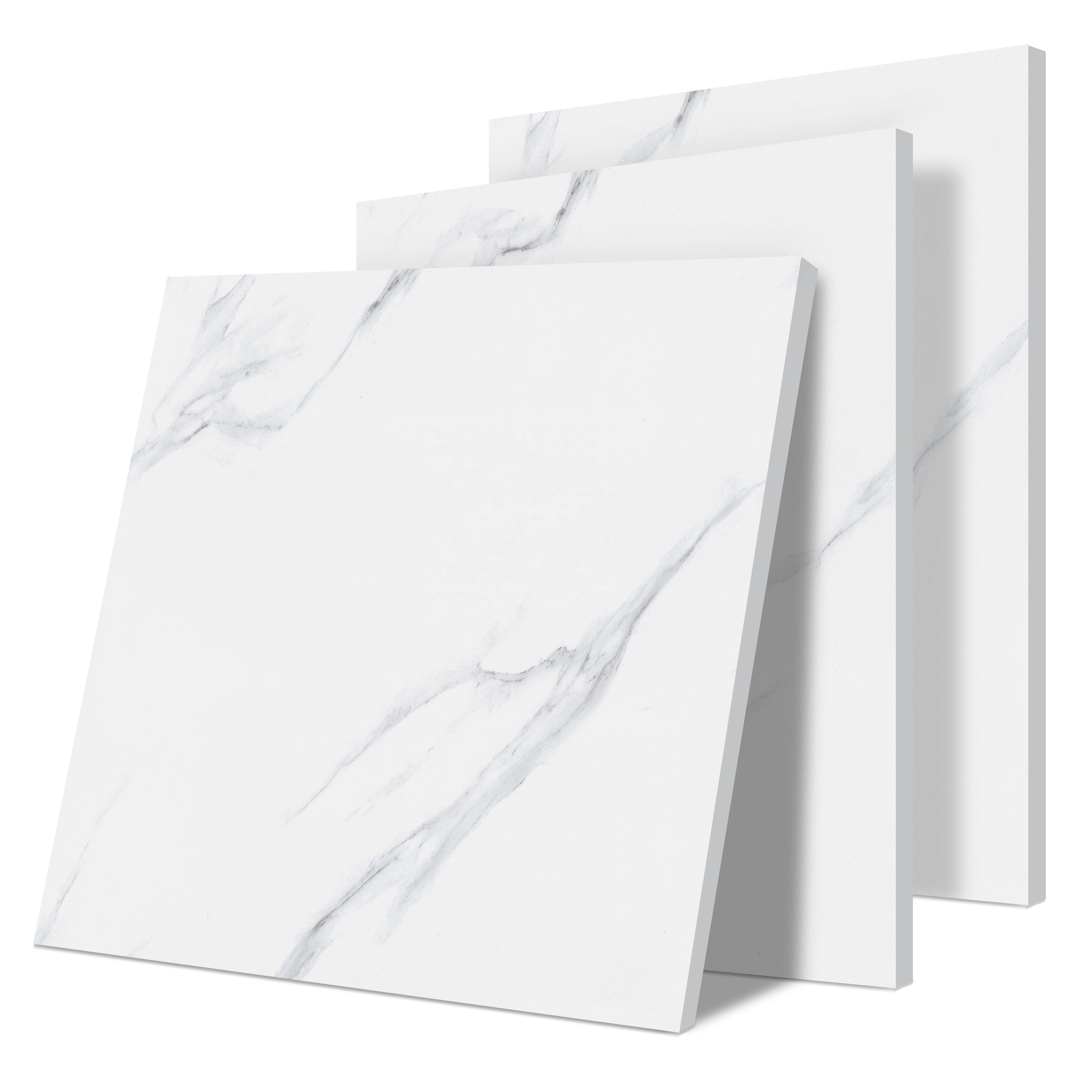 Hot sale 600x600mm white marble tile non-slip porcelain indoor and outdoor floor tiles