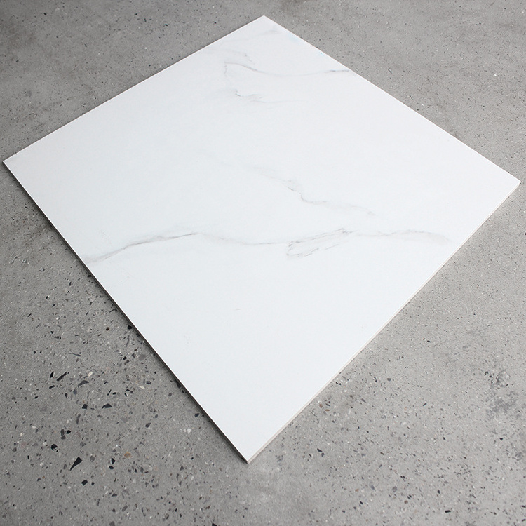 Hot sale 600x600mm white marble tile non-slip porcelain indoor and outdoor floor tiles