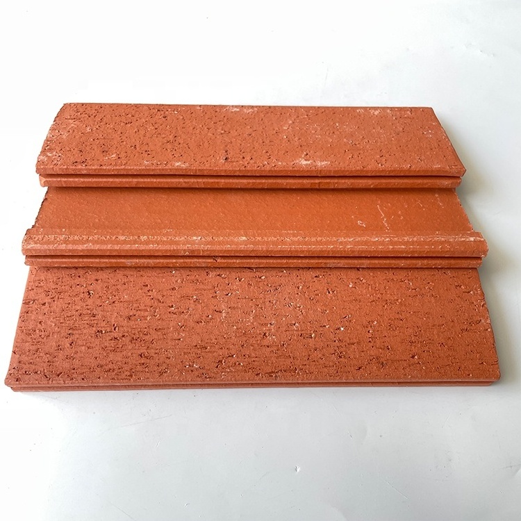 Wholesale 240x71x14mm Villa Facade Clinker Tiles Exterior Slip Clay Brick Dry Hanging External Wall Tile