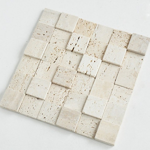 Natural  Stone Mosaic  Faux Stone Wall Tile Wall Mosaic Tile Rattan Decorative Outdoor Stone Wall Tiles