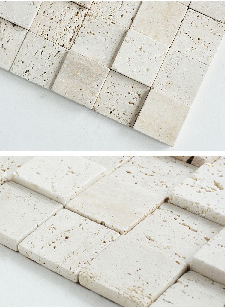 Natural  Stone Mosaic  Faux Stone Wall Tile Wall Mosaic Tile Rattan Decorative Outdoor Stone Wall Tiles