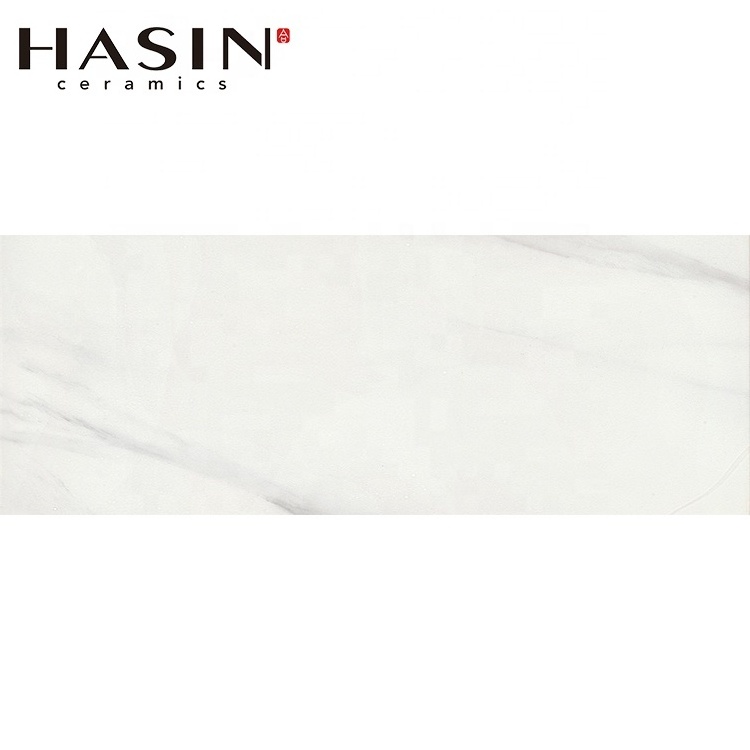 Hasin Italy Design 30x80 White Color Ceramic Wall Tile Matt 3d Wave Surface Bathroom Tile Kajaria Floor Tiles