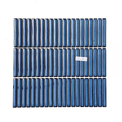 Wall Mosaic Tile Blue Ceramic Wall Subway Tile For Kitchen Backsplash Decorative Mosaic