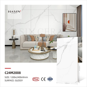 Wholesale 1200x2400mm Sintered Stone Slab 9mm Marble Big Slab Sintered Stone Countertop