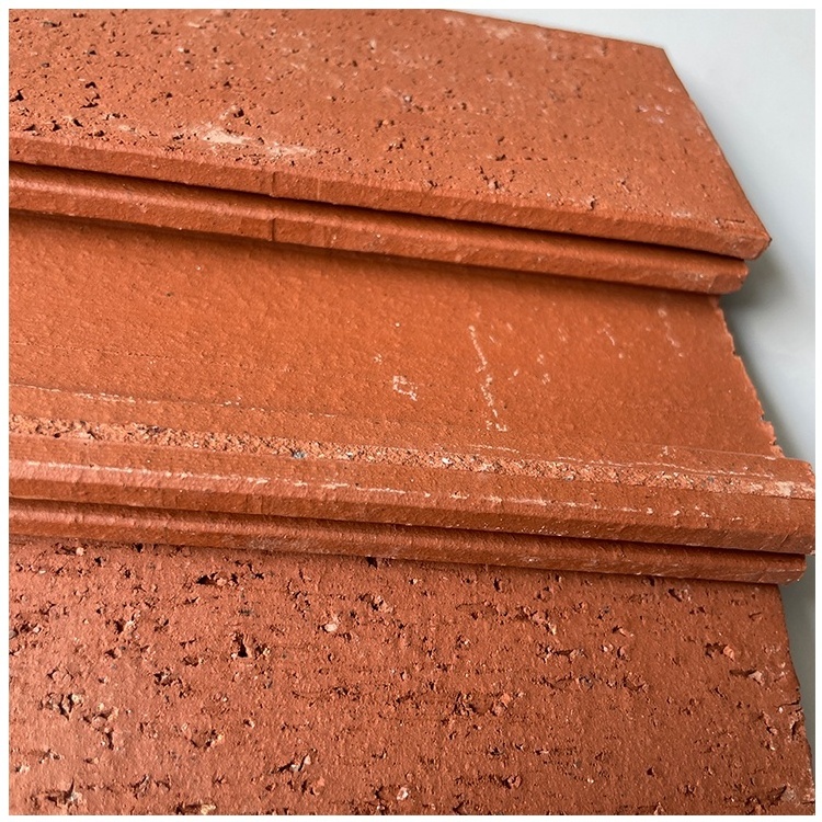 Wholesale 240x71x14mm Villa Facade Clinker Tiles Exterior Slip Clay Brick Dry Hanging External Wall Tile