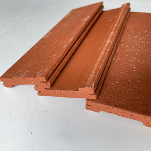 Wholesale 240x71x14mm Villa Facade Clinker Tiles Exterior Slip Clay Brick Dry Hanging External Wall Tile