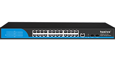 16 24 Port Managed Ethernet Switch with 4 Gigabit COMBO Gigabit L2 VLAN Managed Switch QoS LACP VLAN Support