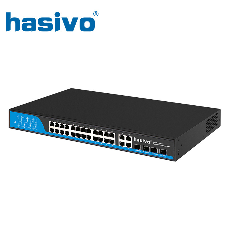 Full Gigabit 16/24 port Poe Switch support IEEE802.3af/at IP cameras and Wireless AP 10/100/1000Mbps 48V active network switch