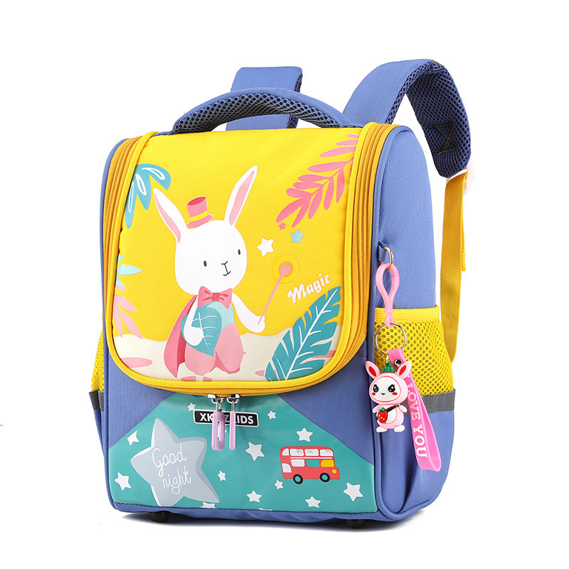 2022 Kawaii Schoolbag kids Baby back pack school bag Child Cartoon character rabbit Backpack Bag School Bags girls