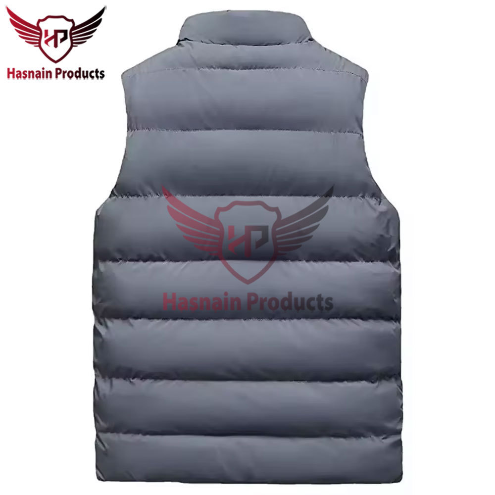 Wholesale High Quality Waterproof Men Warm Winter Puffer Vest Sleeveless Feather Lightweight Custom Down Vest for Outdoor