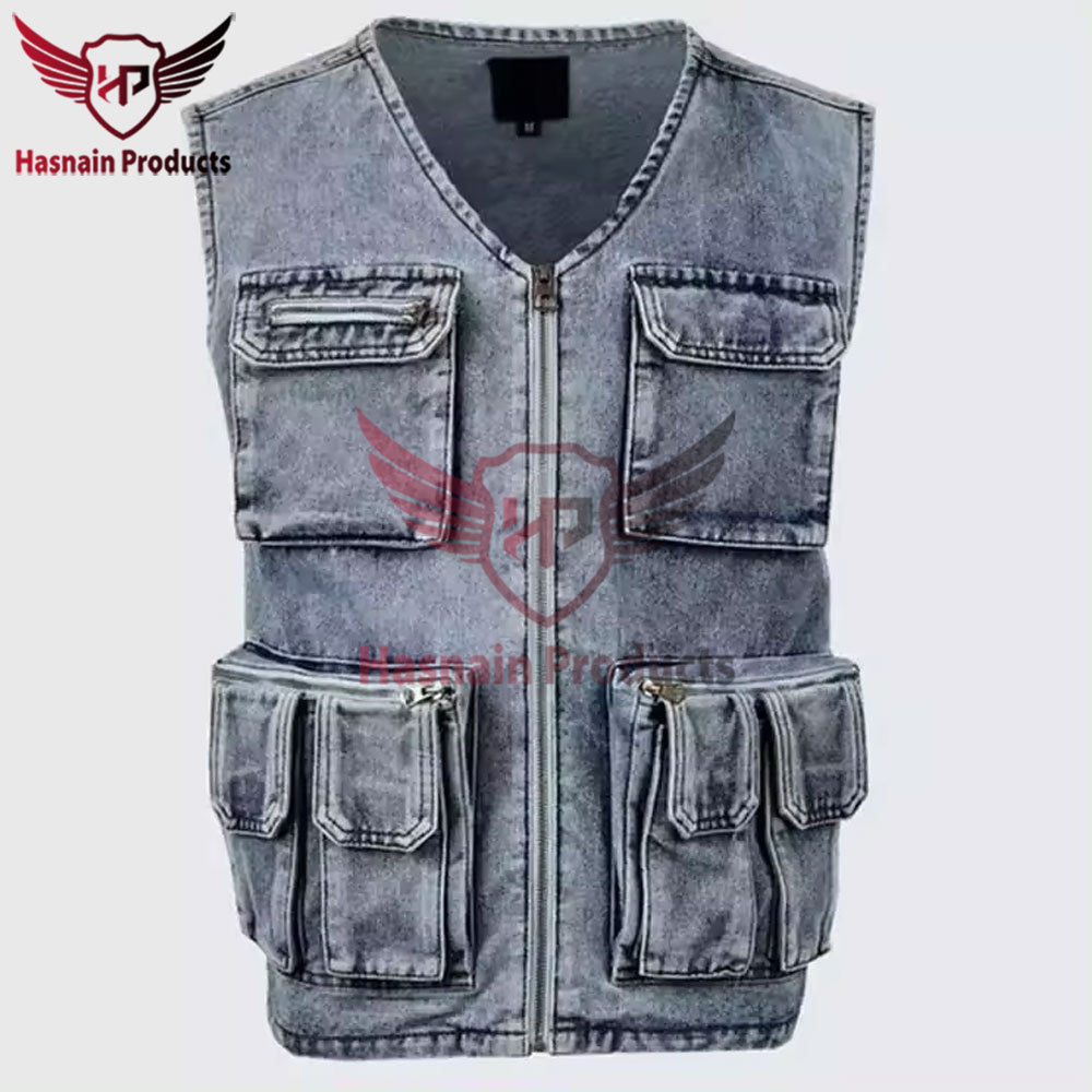 New Arrival Winter Genuine Leather Sleeveless Waistcoat V-neck Utility Fashion Style 100% Natural Wool Vests for Men and Women