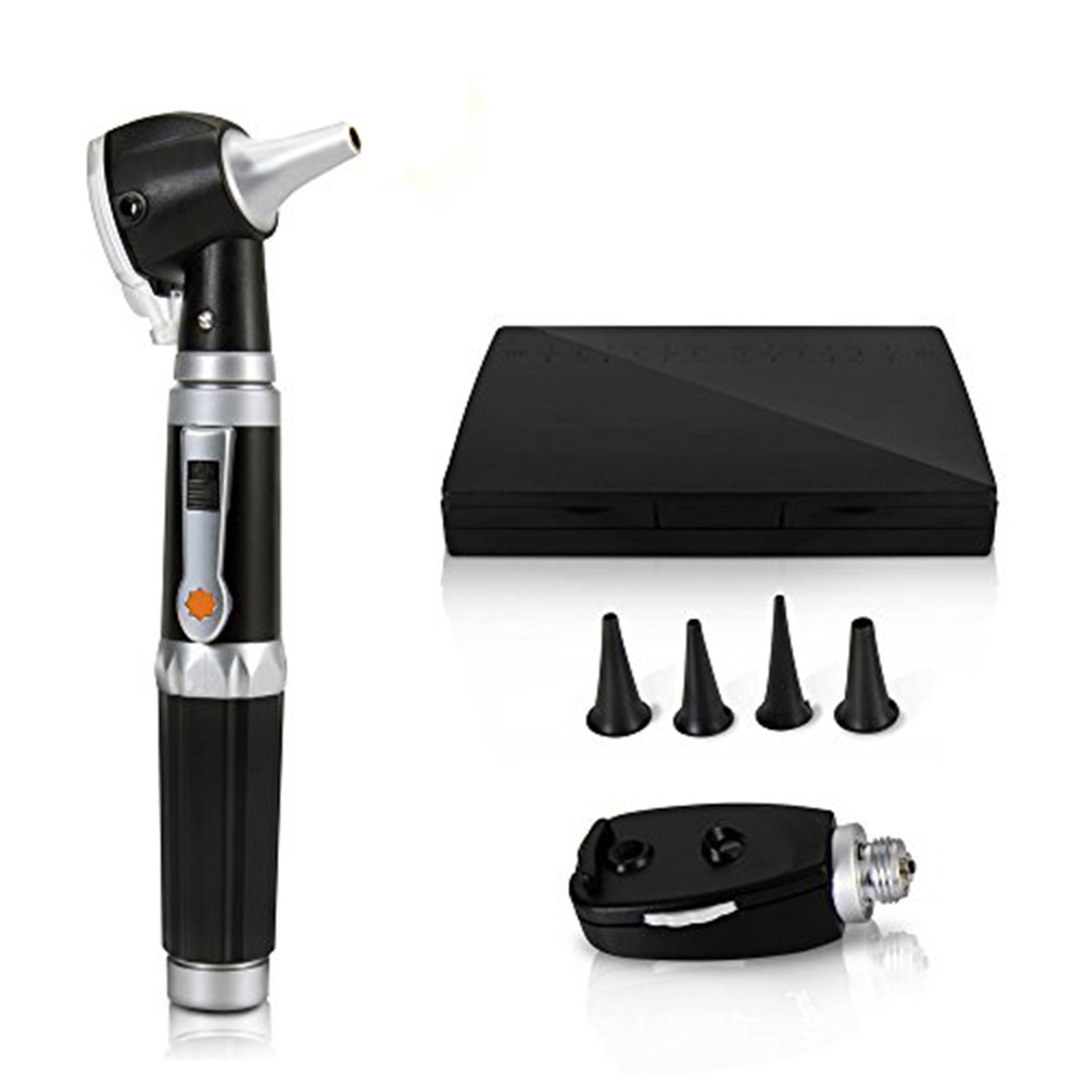 Professional high quality Fiber Optic Otoscope Ophthalmoscope LED Set By Hasni Surgical Customized Logo/packing