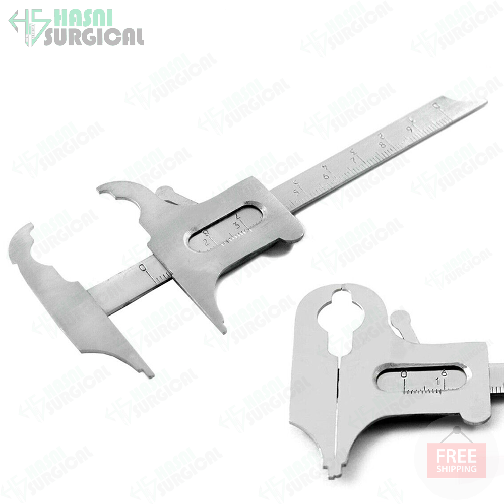 Hot Sales Products Class One Instruments Dental Boley Gauge Caliper Vernier Measuring Orthodontic Lab Instruments