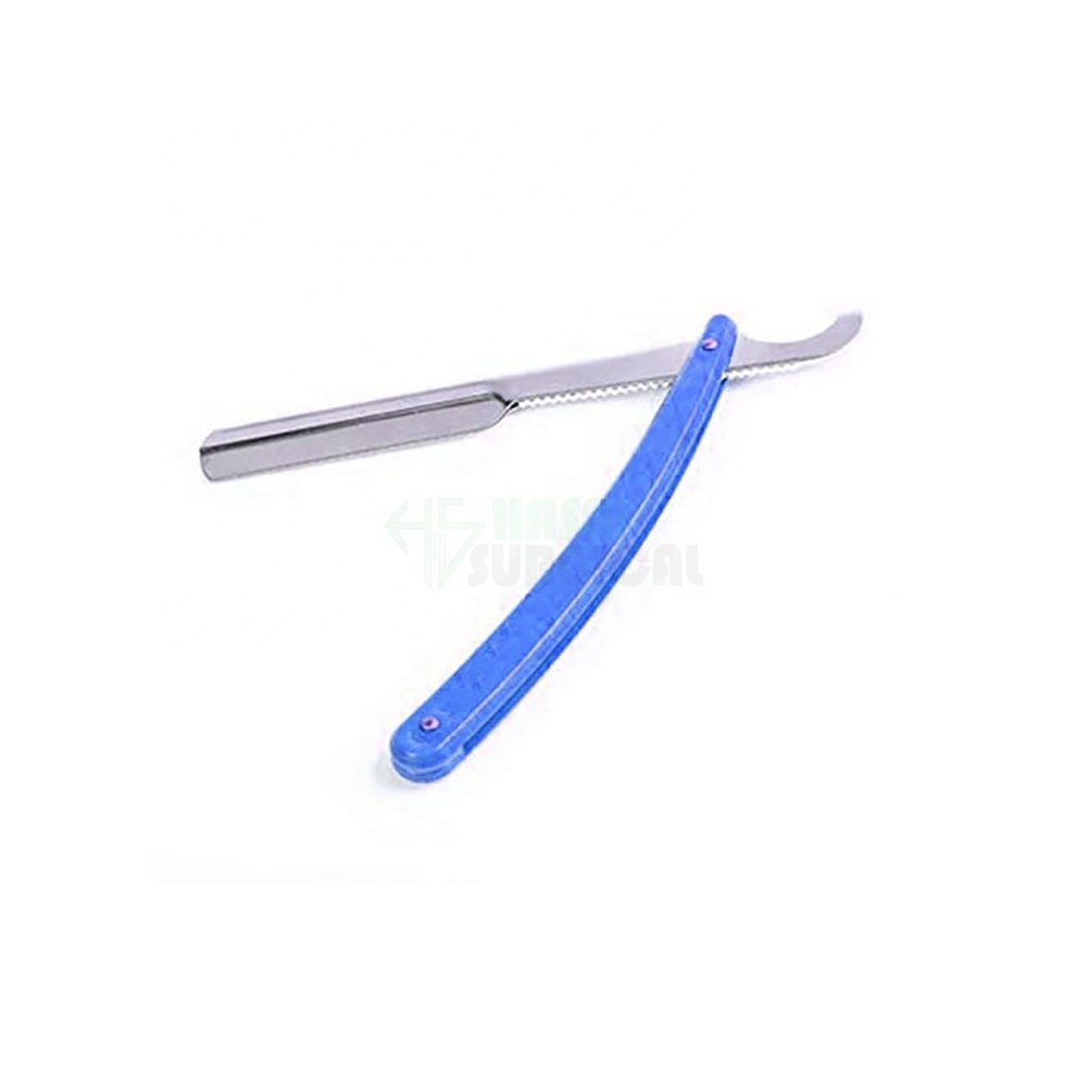 High Quality Straight Razors Turkish Style Stainless Steel Plastic Handle Folding Shaving Razors By Hasni Surgical