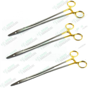 Wangensteen Needle Holder Tc Gold  Medical  needle holder forceps by Hasni Surgical