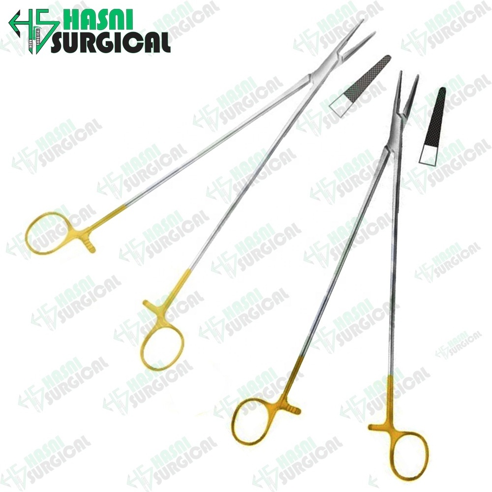 Wangensteen Needle Holder Tc Gold  Medical  needle holder forceps by Hasni Surgical