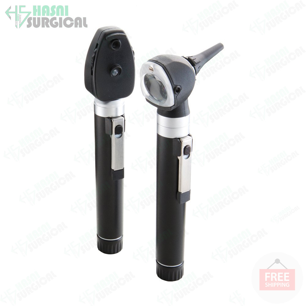 Professional high quality Fiber Optic Otoscope Ophthalmoscope LED Set By Hasni Surgical Customized Logo/packing