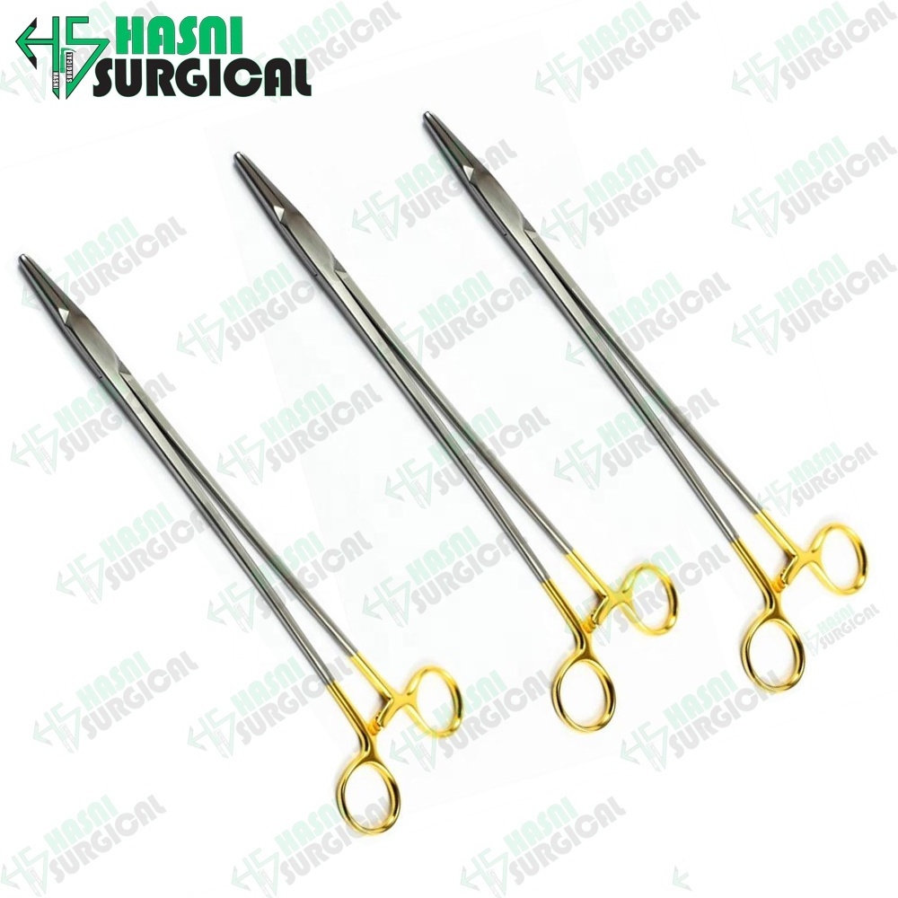 Wangensteen Needle Holder Tc Gold  Medical  needle holder forceps by Hasni Surgical